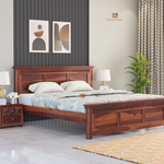 Timber Haven Solid Sheesham Wood Bed