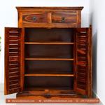 Canrey Sheesham Wood Shoe Rack