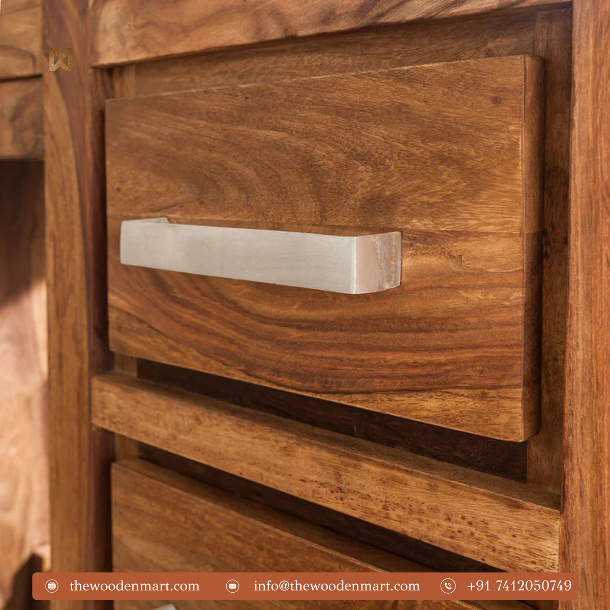 Classic Sheesham Wood Study Desk