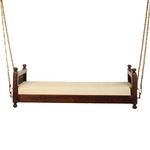 Classic Solid Wooden Swing/Zula Seat With Chain For Living Room
