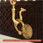 Classic Solid Wooden Swing/Zula Seat With Chain For Living Room