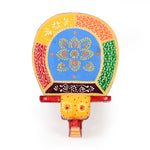 Handcrafted Wooden Elephant Stool Red