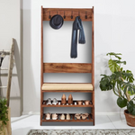 Multi Purpose Wooden Shoe Stand