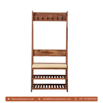 Multi Purpose Wooden Shoe Stand