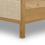 Natural Cane Sheesham Wooden Bed