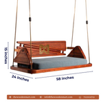 Reversible Wooden Jhula/Swing for Home