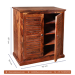 Sastrel Sheesham Wooden Shoe Cabinet