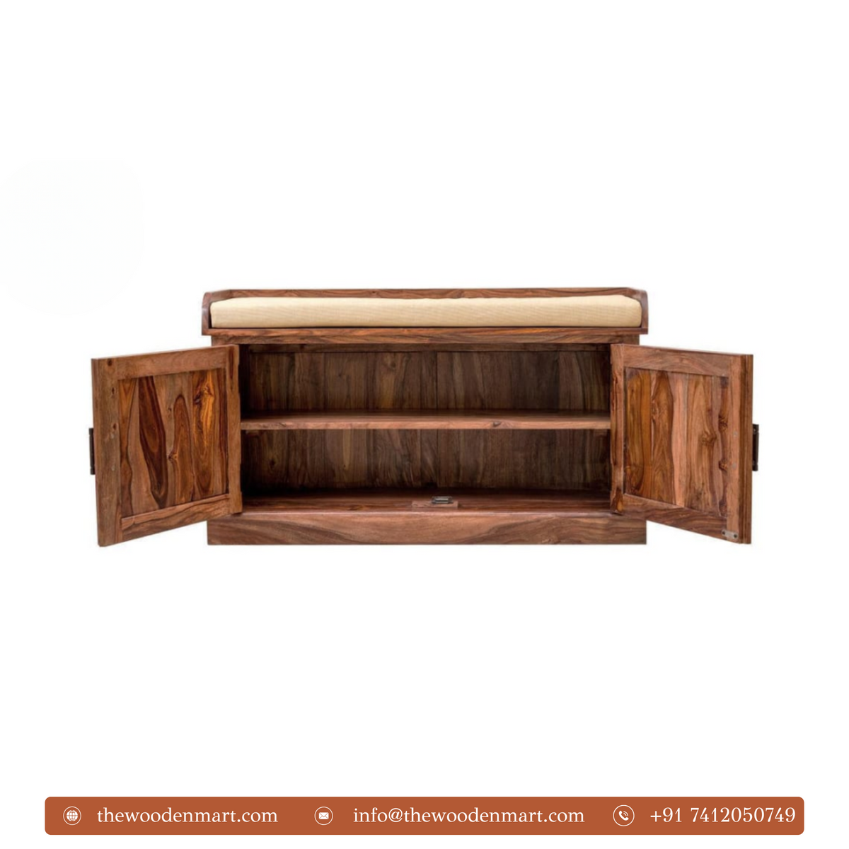 Sheesham Wood Shoe Rack