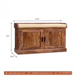 Sheesham Wood Shoe Rack