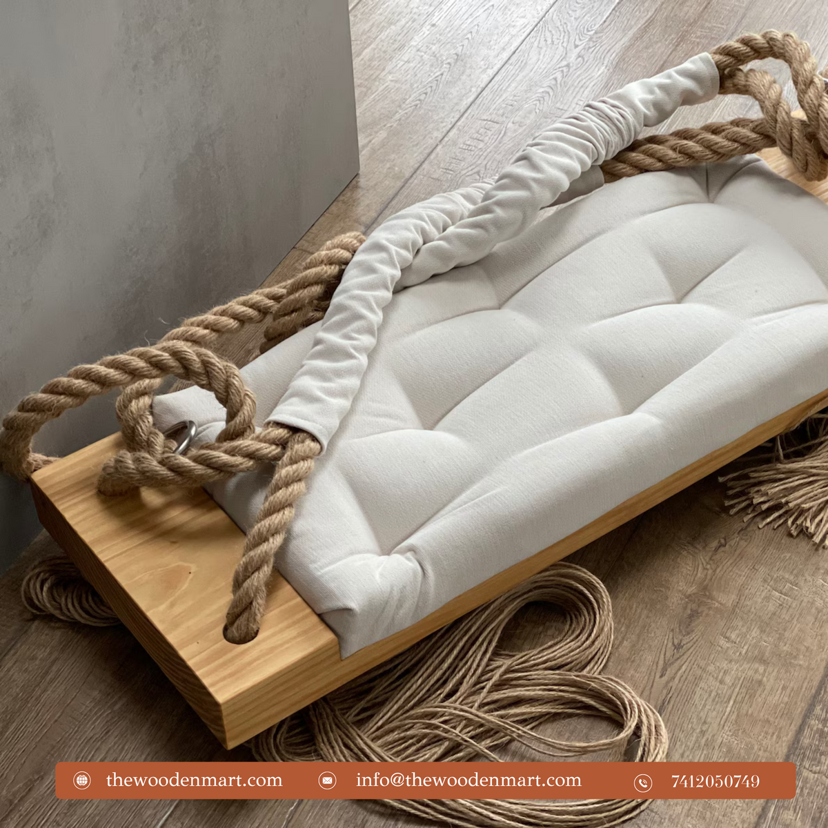 Wooden Rope Swing Specially Design for Kids