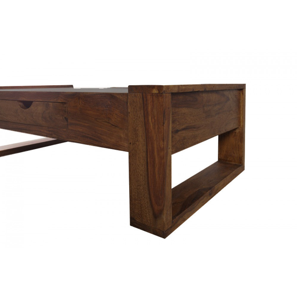 Solid Sheesham Wood Coffee Table/ Center Table - Refreshing
