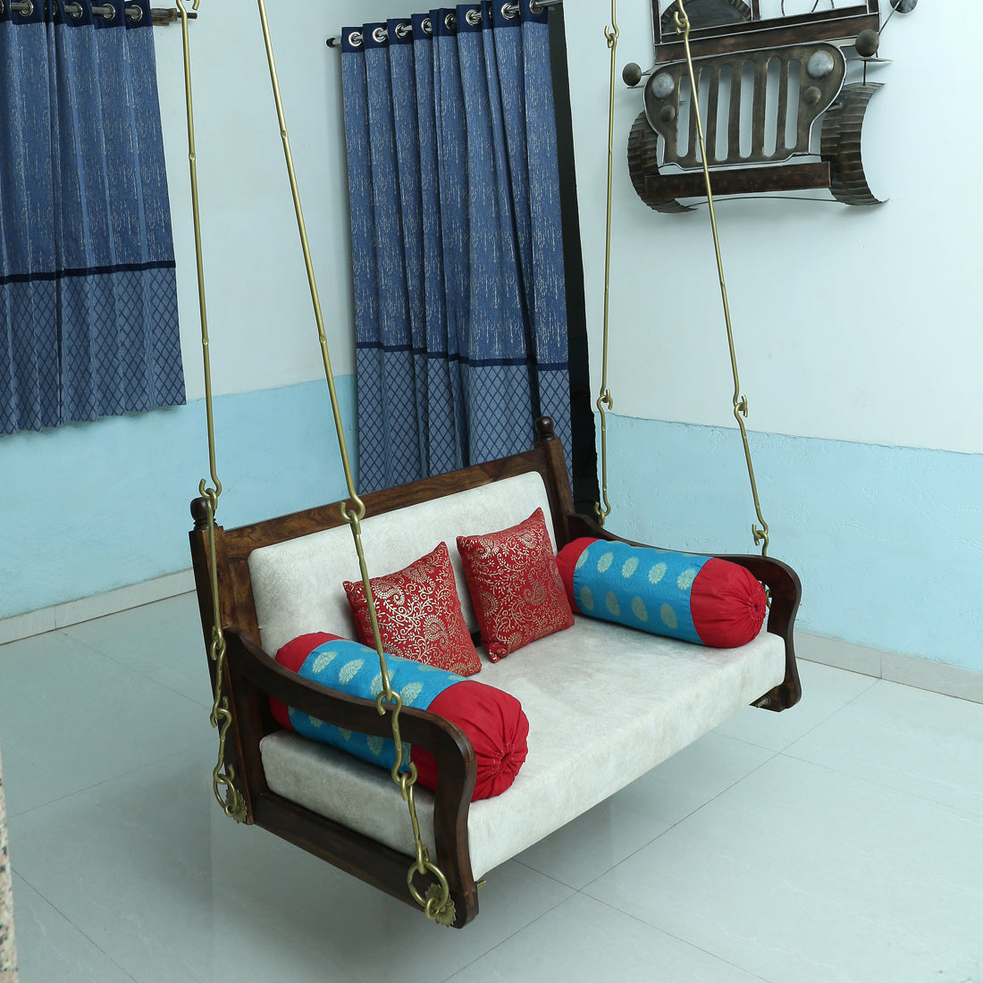 Jhula for home wooden swing - Hiptage
