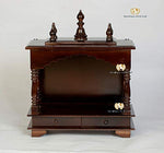 Wooden Temple/Mandir For Home/Office, 18x9x21 Inch