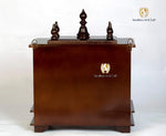 Wooden Temple/Mandir For Home/Office, 18x9x21 Inch