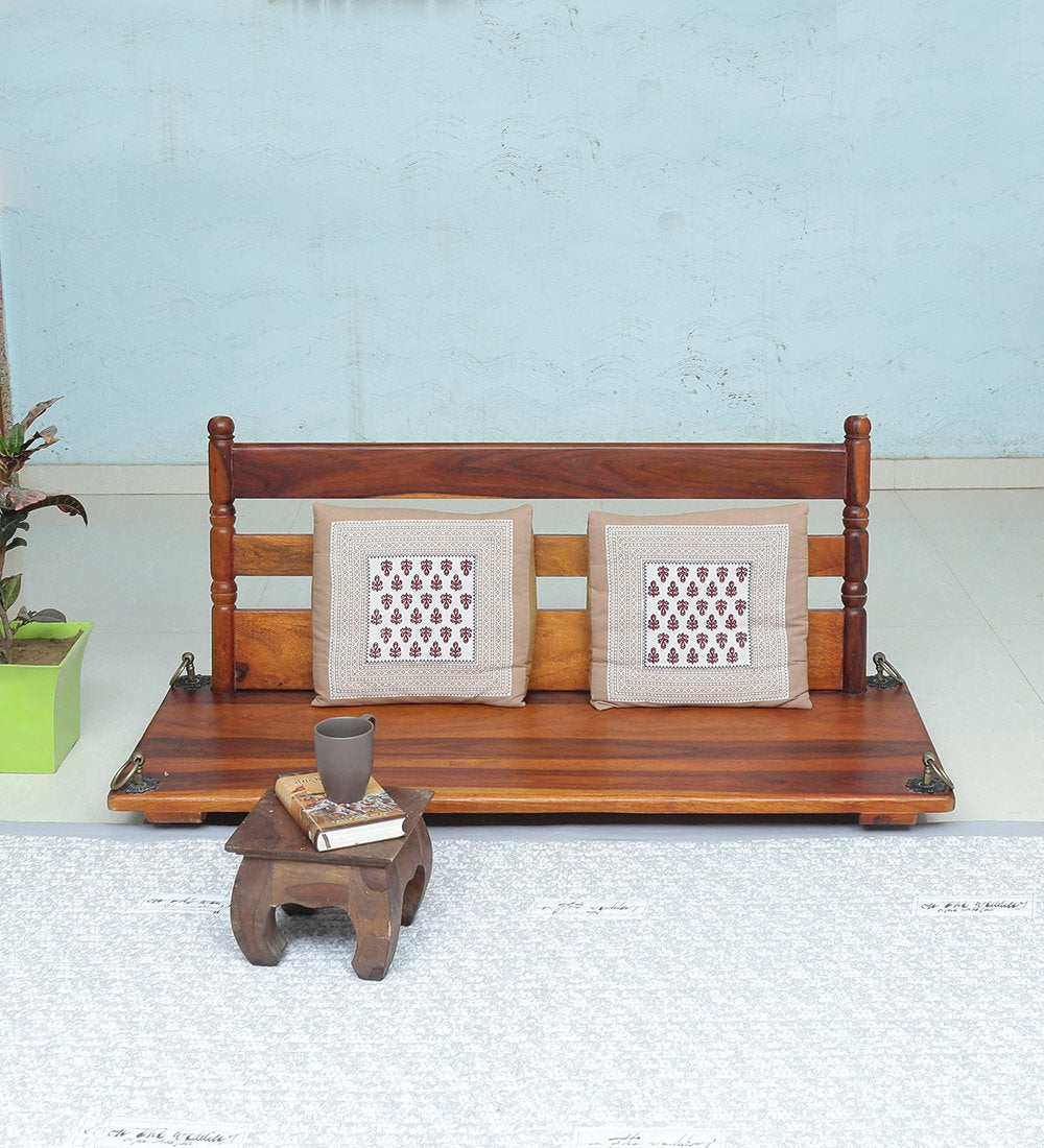 Wooden Swing/Jhula (Brass Coated)
