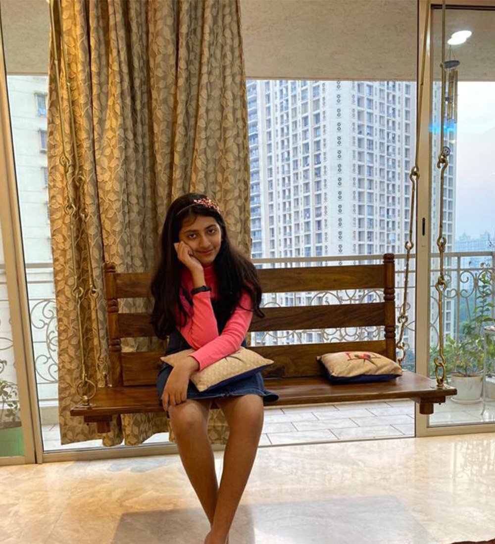 Wooden Swing/Jhula (Brass Coated)