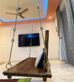 Wooden Swing/Jhula (Brass Coated)