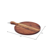 Load image into Gallery viewer, Wooden Chopping Board Cum Serving Plate
