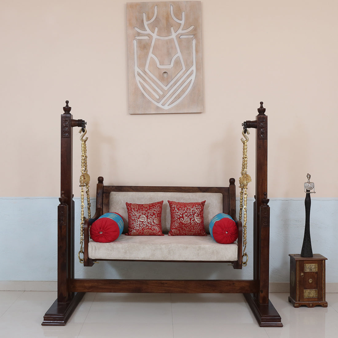 Swing with stand ( wooden Jhula ) — Gladiolus