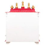 Wooden Temple With Door, Multicolor, 22x11x28 Inch