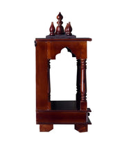 Load image into Gallery viewer, Wooden Temple/Home/Pooja Mandir/Mandap, Walnut, 20x11x24 Inch
