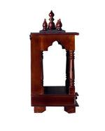 Wooden Temple/Home/Pooja Mandir/Mandap, Walnut, 20x11x24 Inch
