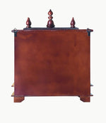 Wooden Temple/Home/Pooja Mandir/Mandap, Walnut, 20x11x24 Inch