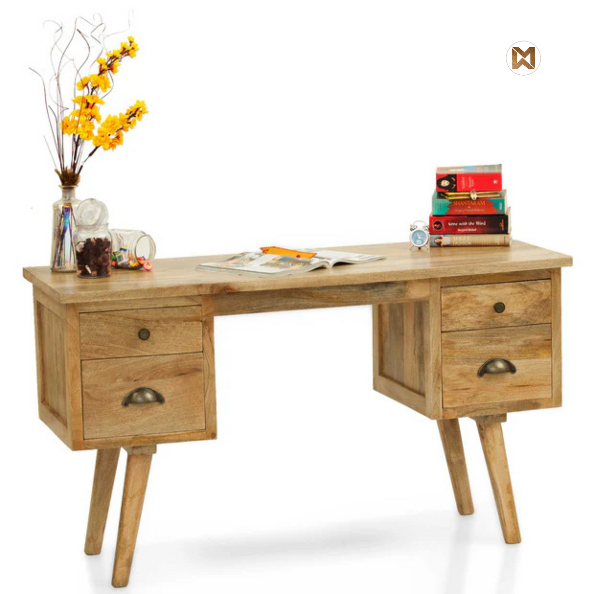 Classic Sheesham Wood Writing Desk