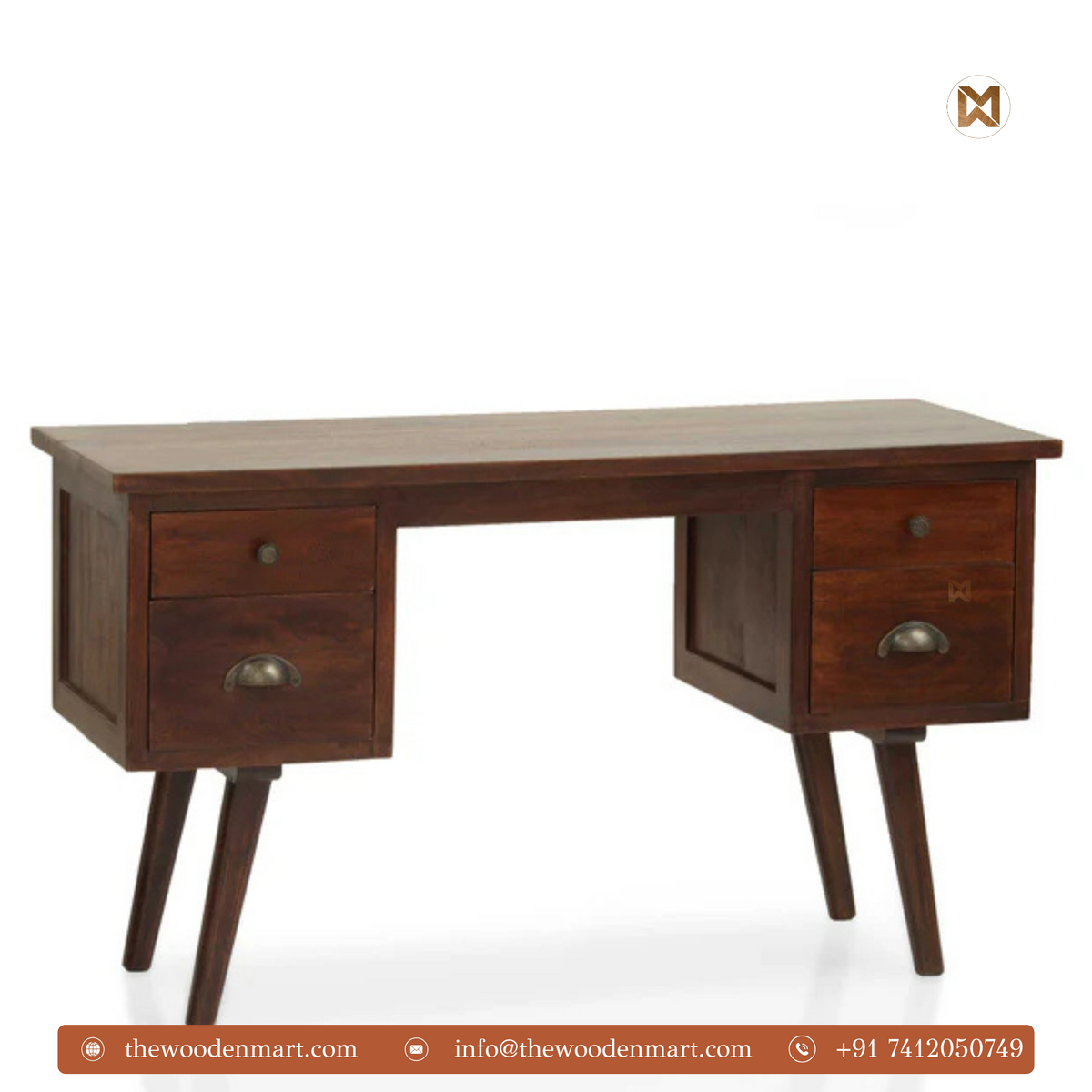 Classic Sheesham Wood Writing Desk