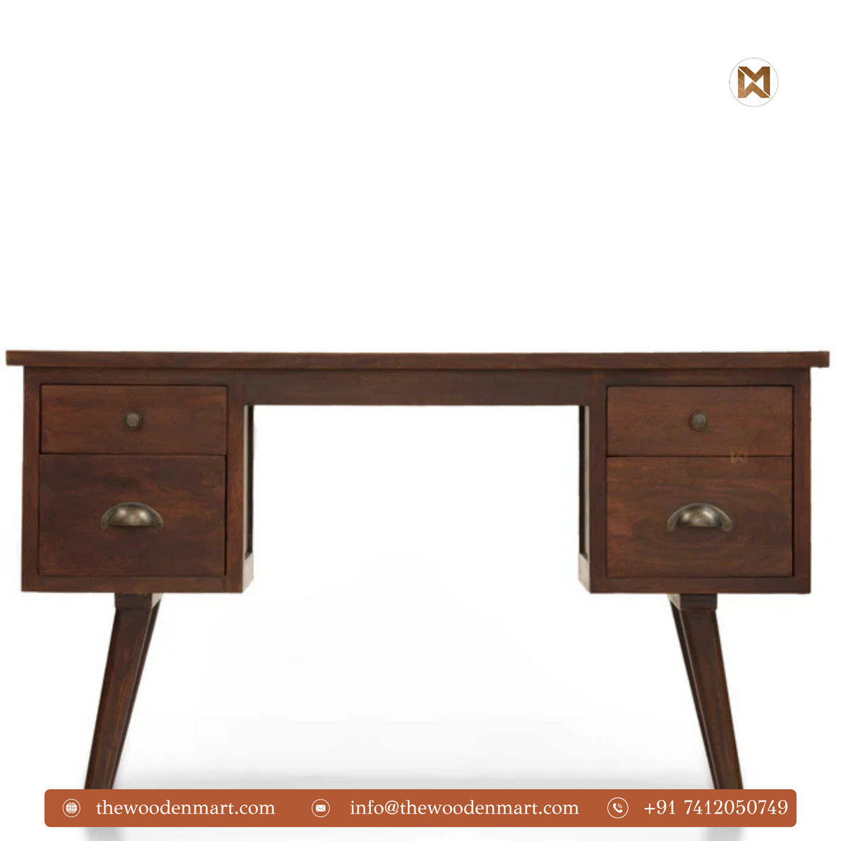 Classic Sheesham Wood Writing Desk