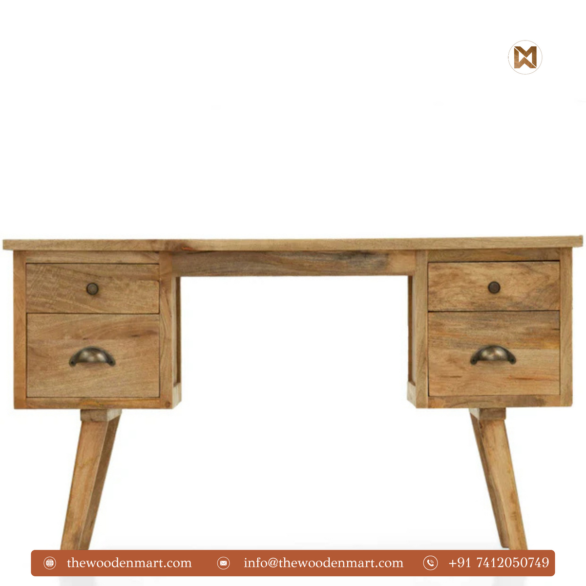 Classic Sheesham Wood Writing Desk