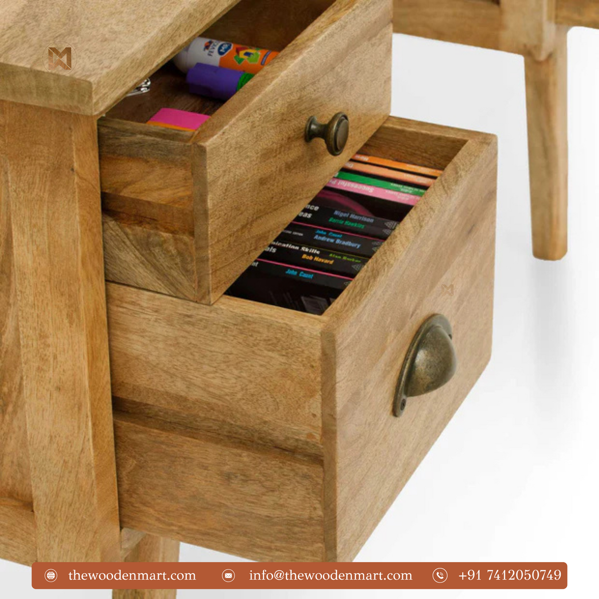 Classic Sheesham Wood Writing Desk