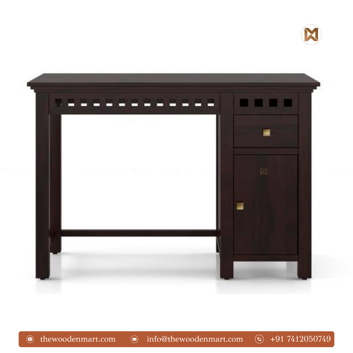 Elegant Compact Sheesham Wood Study