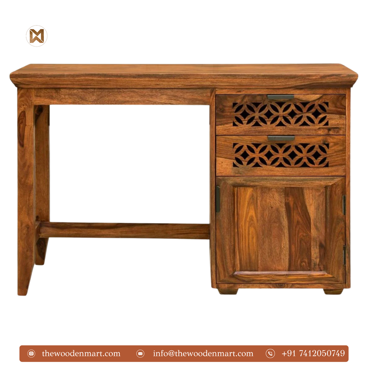 Handcrafted Premium Wooden Study Table with Chair