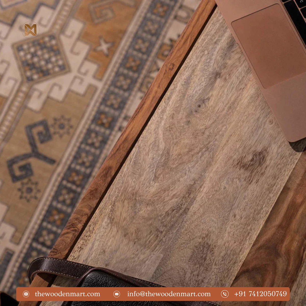 Premium Solid Sheesham Wood Study Table