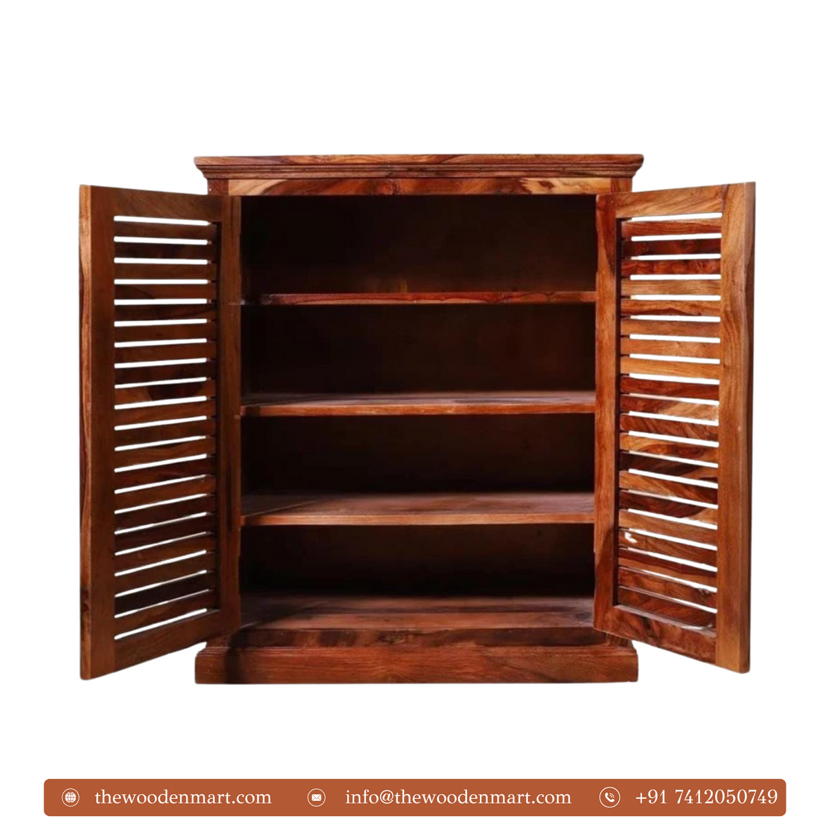 Sastrel Sheesham Wooden Shoe Cabinet 