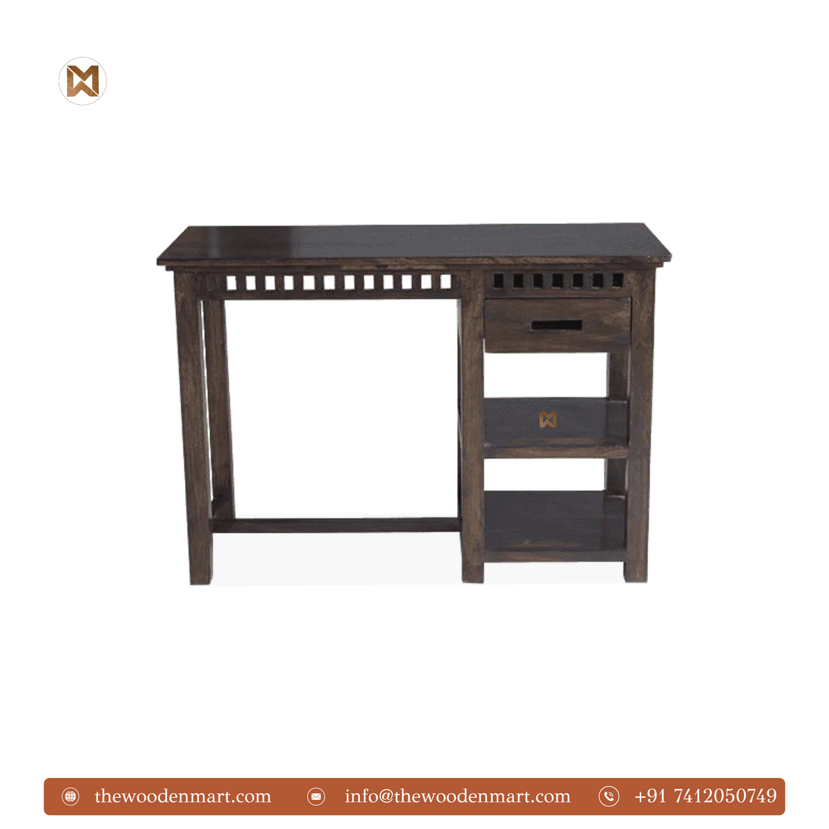 Sheesham Wooden Study Table with Chair