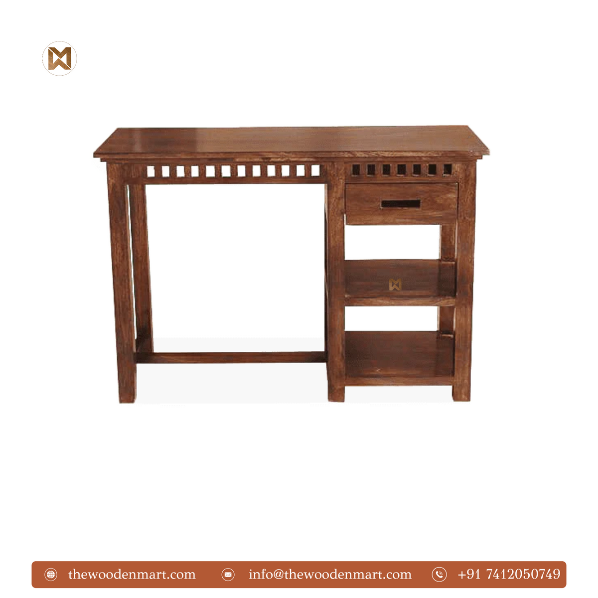 Sheesham Wooden Study Table with Chair