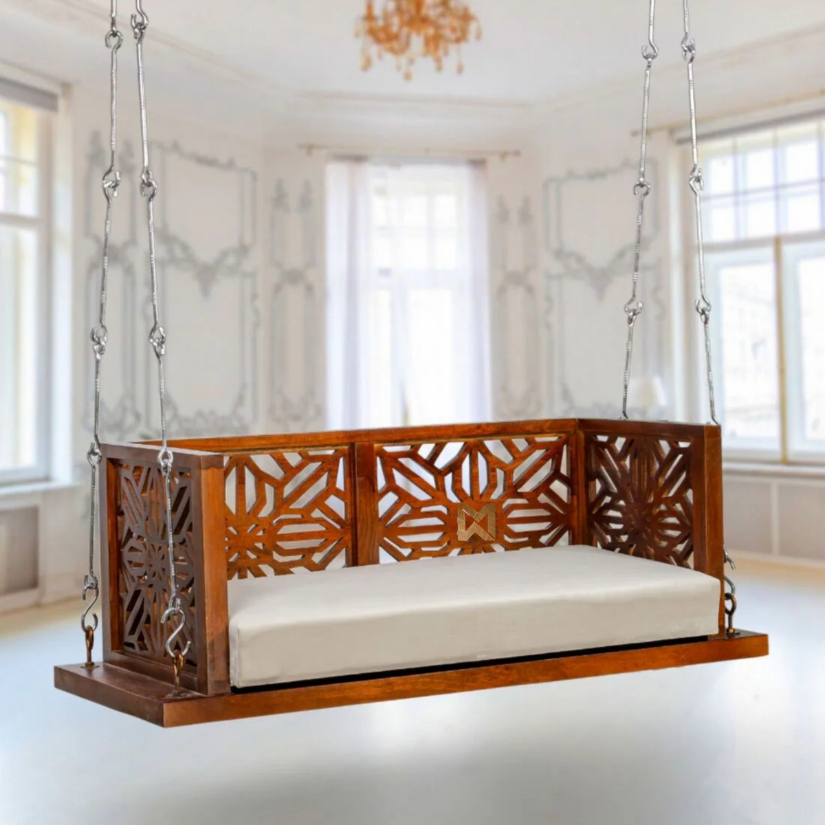 Solid Wood Hanging Swing/Jhula