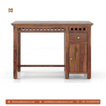Teak Finish Sheesham Wood Study Table