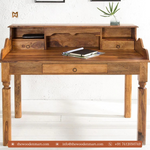 Vintage Charm Sheesham Wood Study Table
