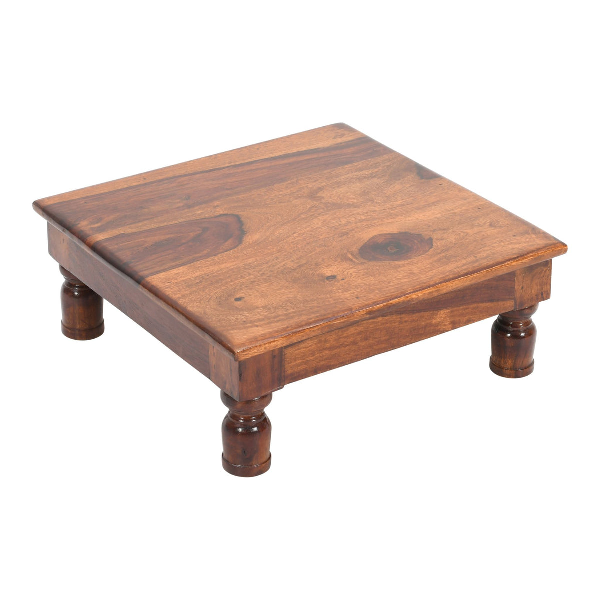Wooden Pooja Bajot/Chowki For Home