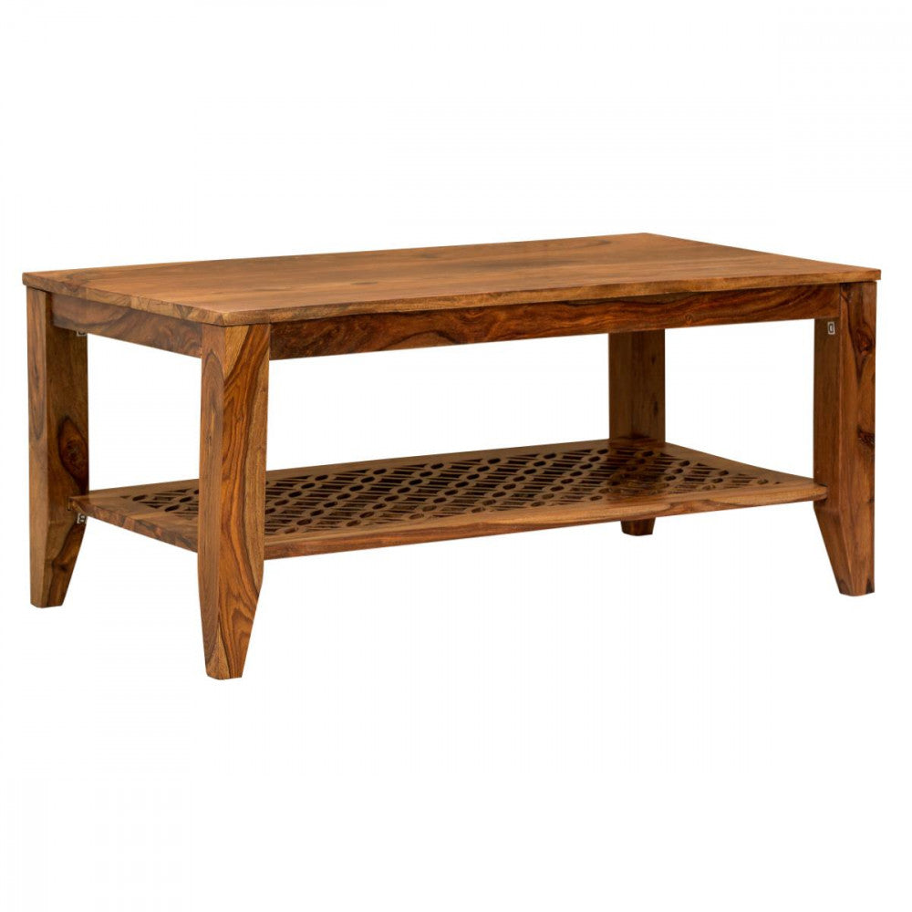 Carved Wooden Coffee Table