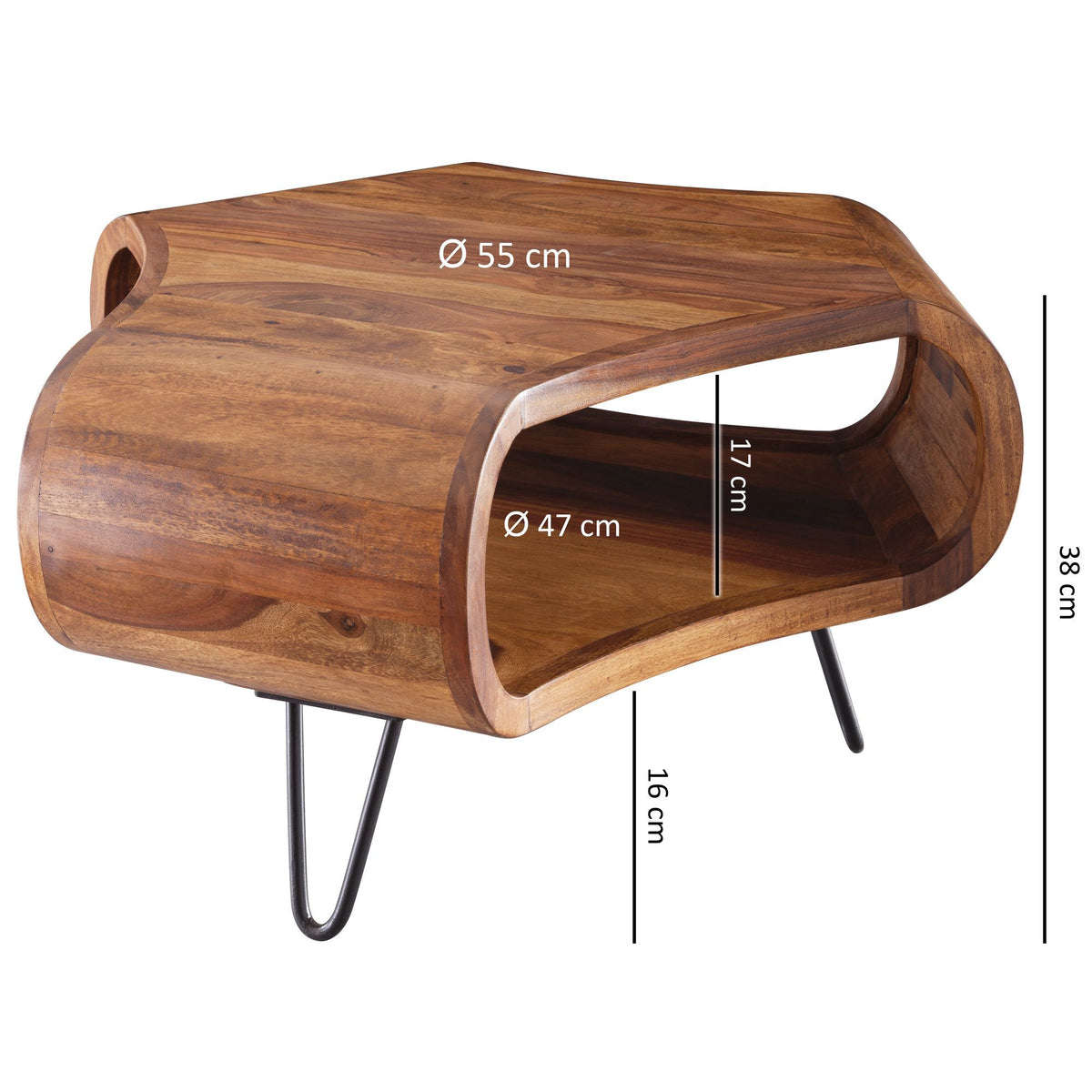 Pure Wooden Modern Coffee Table (Morning Kick)