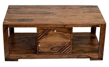 Load image into Gallery viewer, Wooden Coffee Table With Center Drawer
