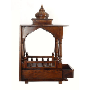 Wooden Temple/Mandir - ( Marigold Collection )