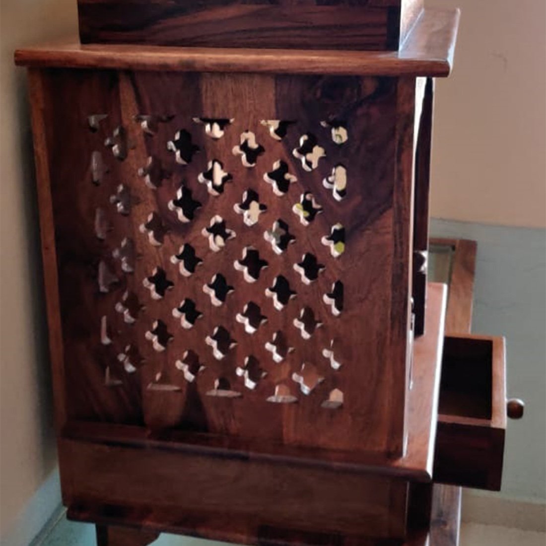 Wooden Temple/Mandir — Camellia ( Small )