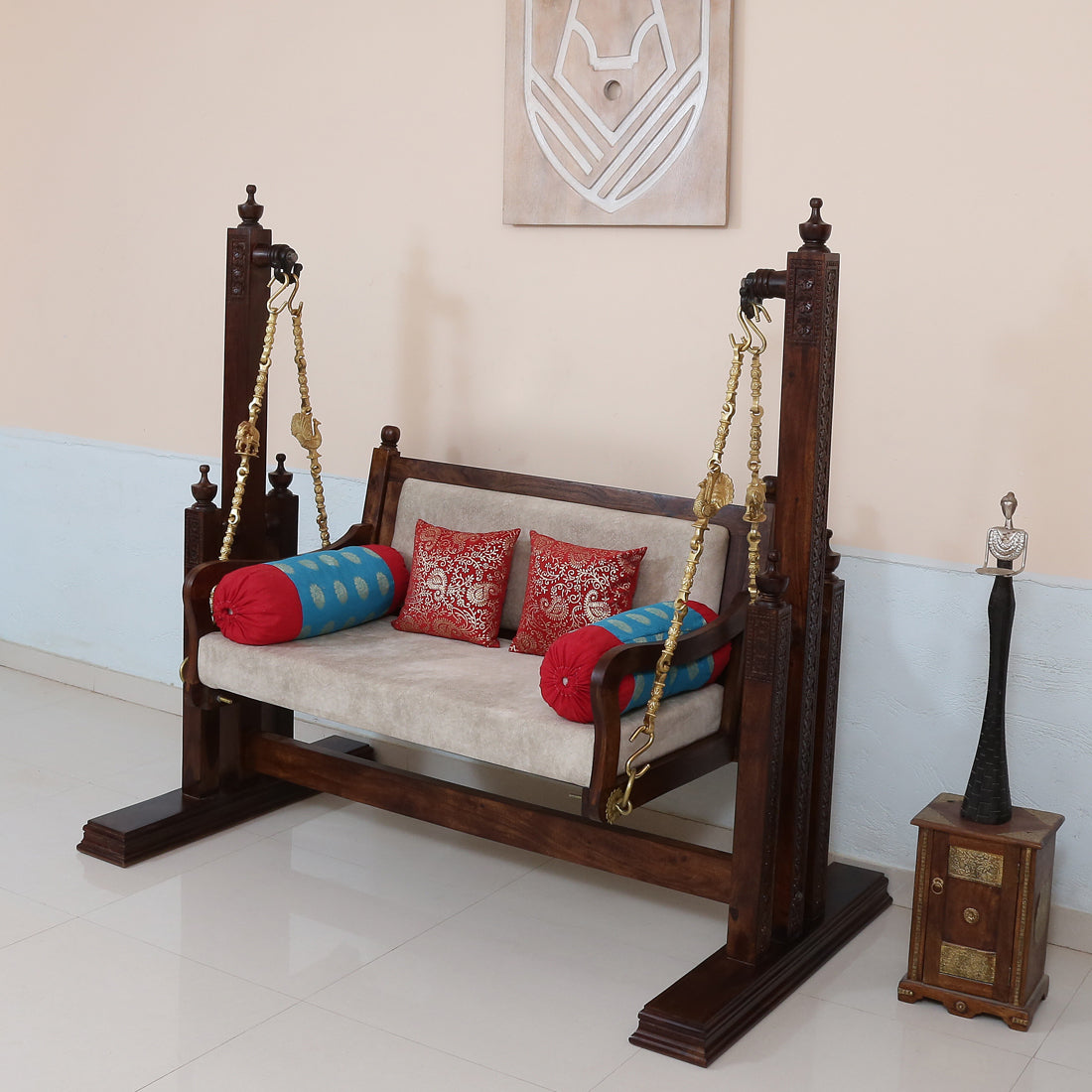 Swing with stand ( wooden Jhula ) — Gladiolus