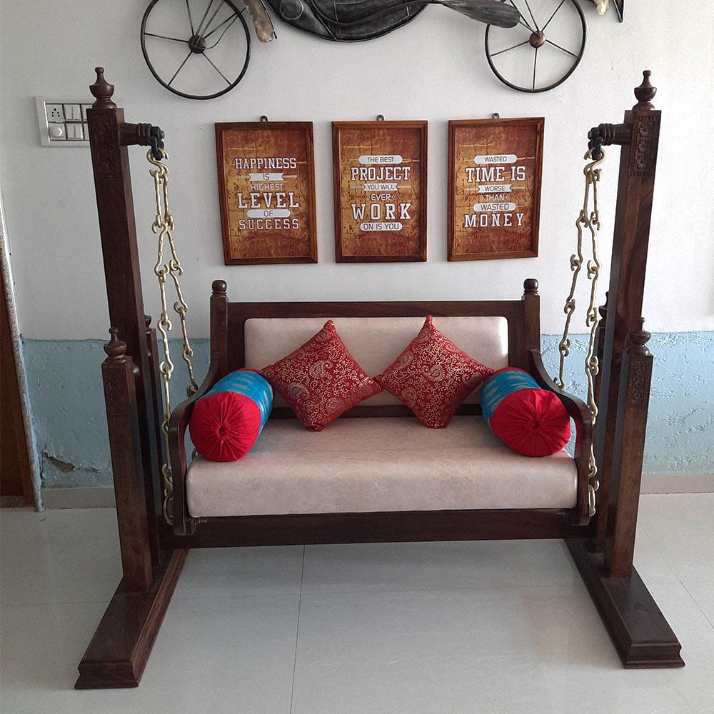 Swing with stand ( wooden Jhula ) — Gladiolus