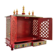 Load image into Gallery viewer, Wooden Pooja Mandir/Pooja Mandap/Temple for Home

